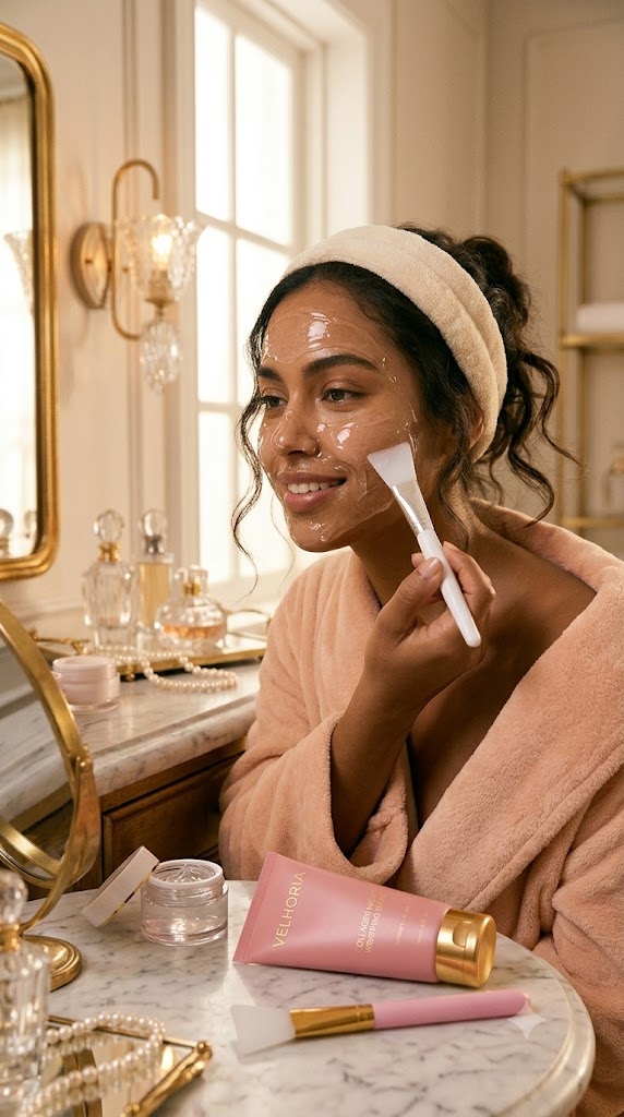 Collagen Night Wrapping Mask & Precision Brush Set